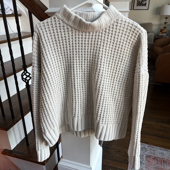 Altar'd State Cream Mock Neck Sweater - Picture 4 of 10